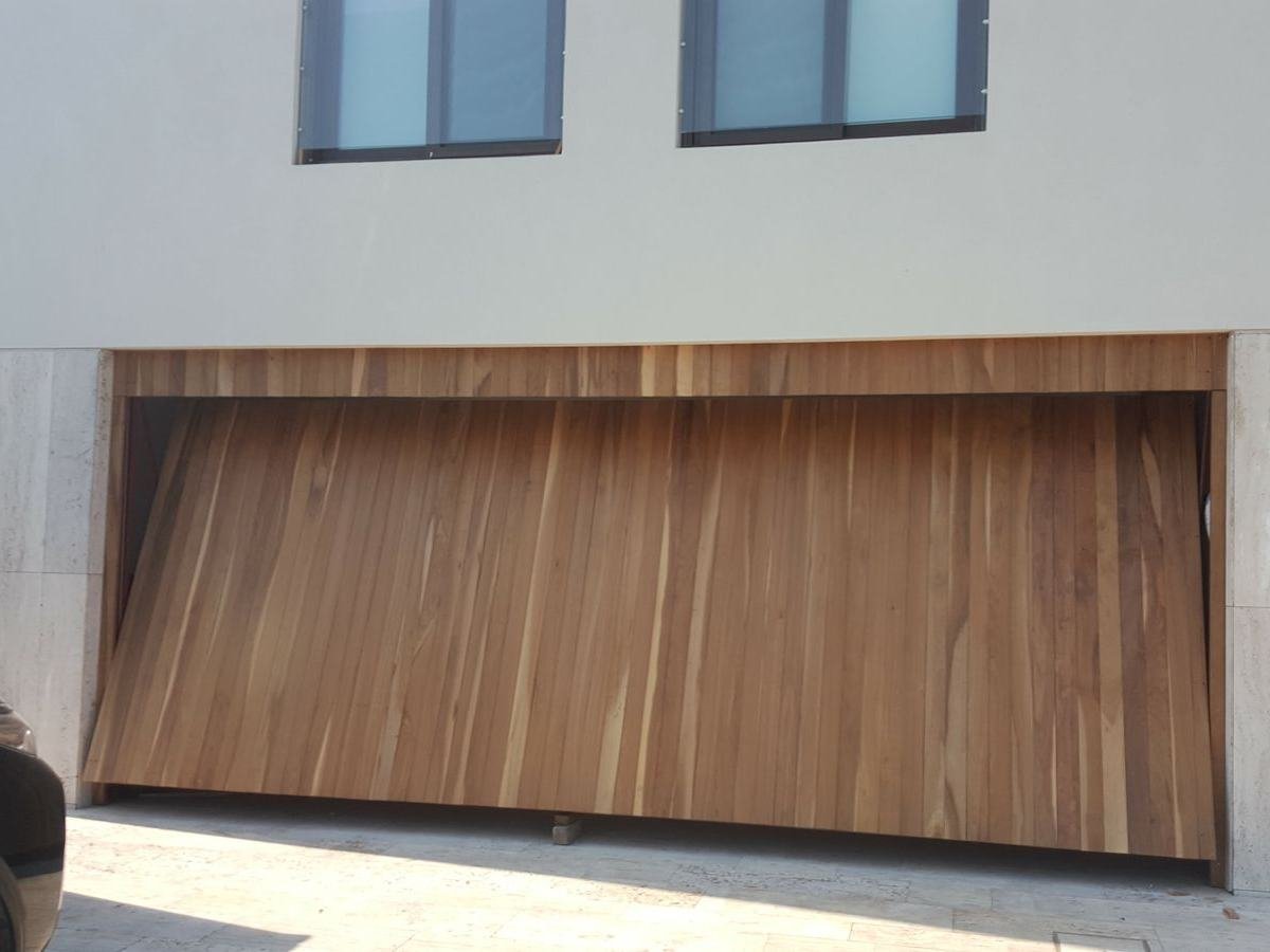 Levadizo de madera, trabajo de Automatizaciones Guerra